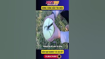 Dùng súng bắn tín hiệu bắn đạn Barret và cái kết #net88media