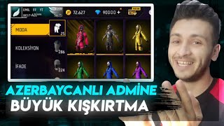 Azerbaycanin Ilk Admin Hesabina Kişkirtma Russia Serverinde Free Fire