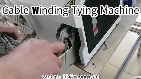 Electric Wire Cable Automatic Coil Winding Tying Machine