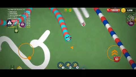 Wormszone.io live stream biggest worms hunting part (65) || Android / ios gameplay Walkthrough
