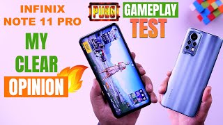 Infinix Note 11 Pro PUBG Test | COD & Free Fire Test  Gyro with Live FPS Meter | My Clear Opinion