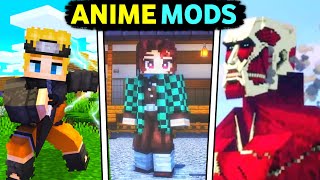 Top 5 Anime Mods For Mcpe ( 1.20+ ) || Best Anime Mods For Minecraft Pocket Edition 😆 screenshot 4