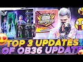 Top 3 Biggest Update Ob36 Updates #shorts #freefireshorts