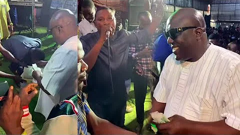 Moment King Saheed Osupa Oba Orin Bless Tiri Leather Omo Pasuma on Stage Latest Live Show