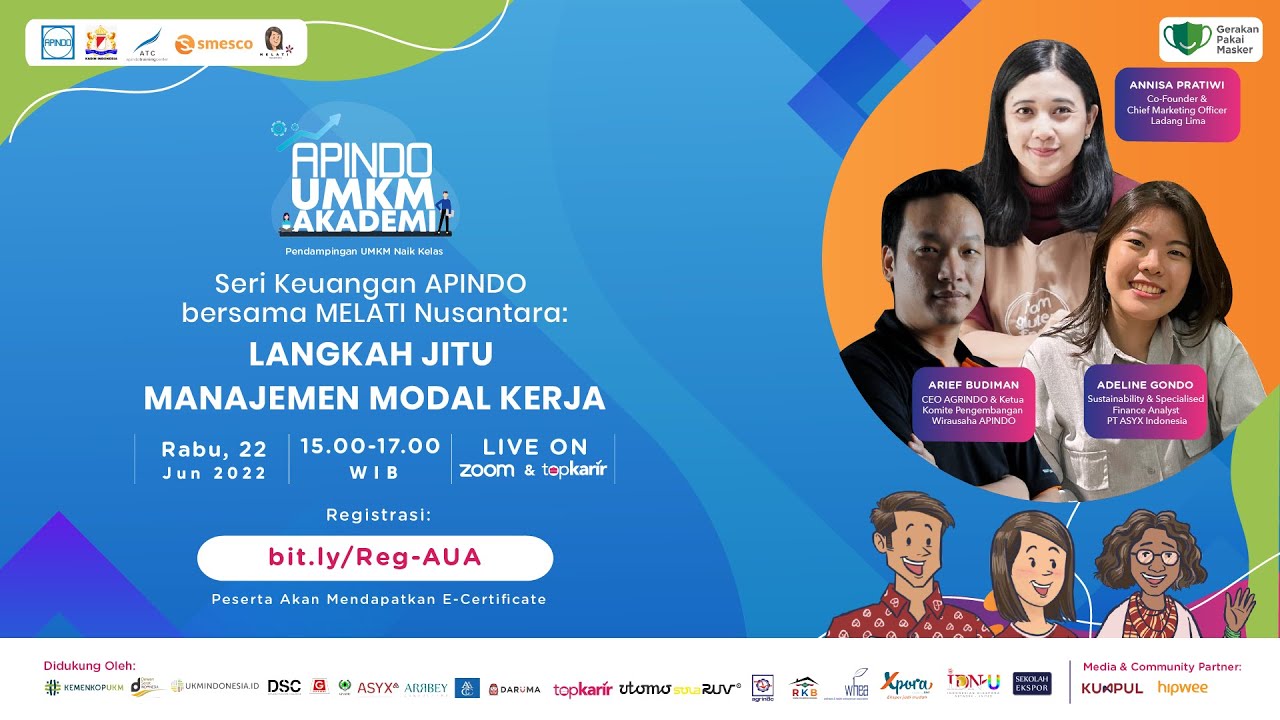 Webinar APINDO Keuangan Series: Langkah Jitu Manajemen Modal Kerja