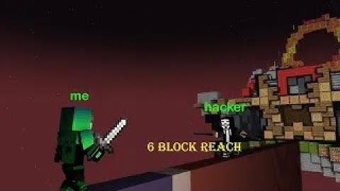DESTROYING a BLATANT Hacker in BlocksMC | (minecraft)