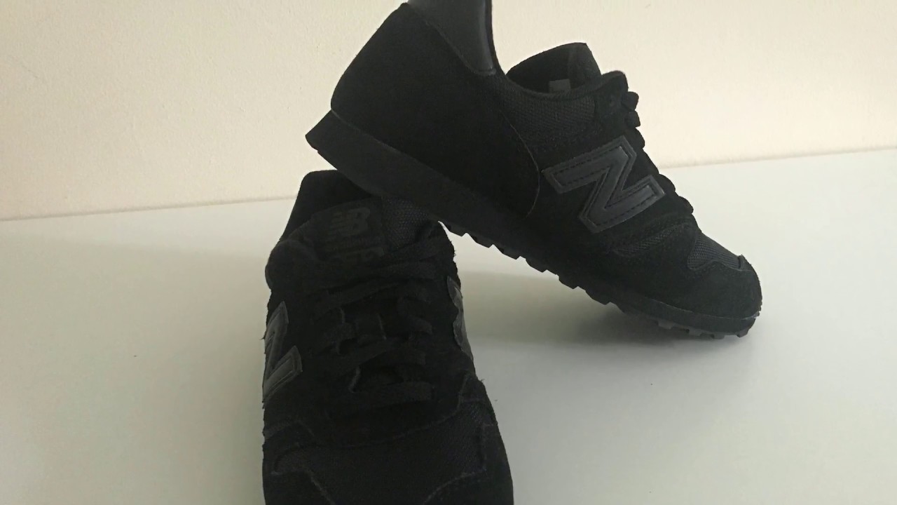 new balance 373 all black