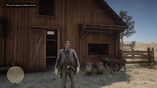 RDR2 Missing pitchfork/cow milking [SOLVED] (Read Description)