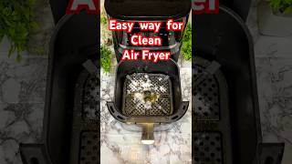 Easy Air Fryer Basket Cleaning Hack | Baking Soda &amp; Vinegar Trick