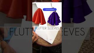 FLUTTER SLEEVES | BUTTERFLY SLEEVES | TUTORIAL #atamaratv  #shorts