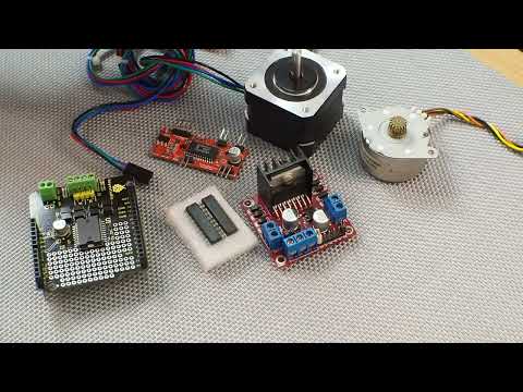 Видео: Как подключить шаговый двигатель к Arduino