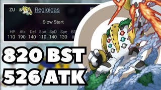 Regigigas Has Over 800 Bst In Tier Shift