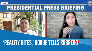 ‘Reality bites,’ Roque tells Robredo