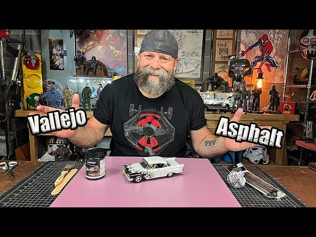 How to use vallejo asphalt texture, How to use vallejo asphalt texture In  this video #JoseBrito shows how to make and paint a decay asphalt road.  Several #vallejopaints have been used