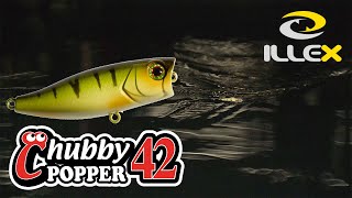 Illex Chubby Popper Wobbler Műcsali 42 Nf Ablette 4.2 Cm 3.3 G videó