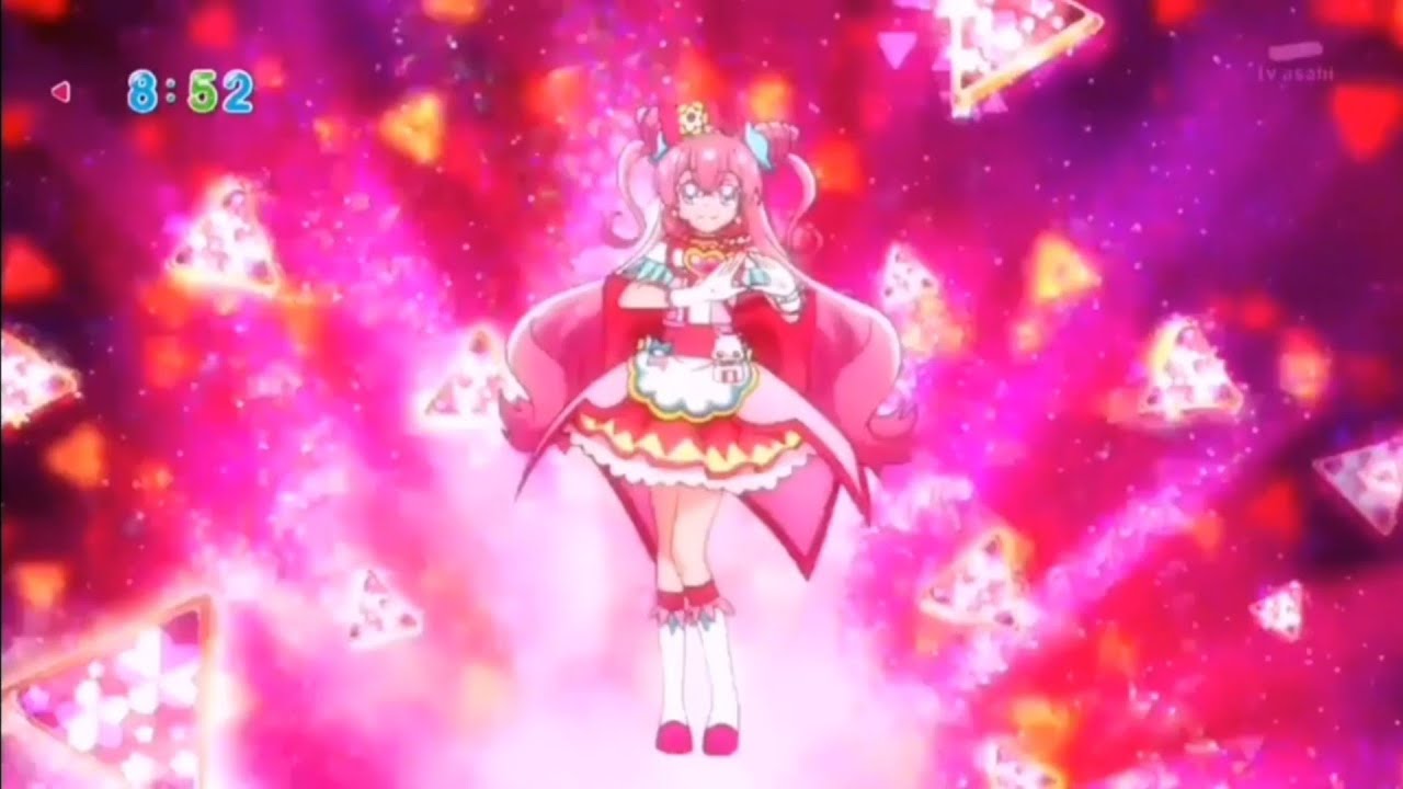 tropical rouge Precure opening in confusion in reversed