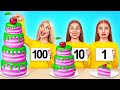 100 Layers of Food Challenge | Edible Battle by Mega DO Challenge