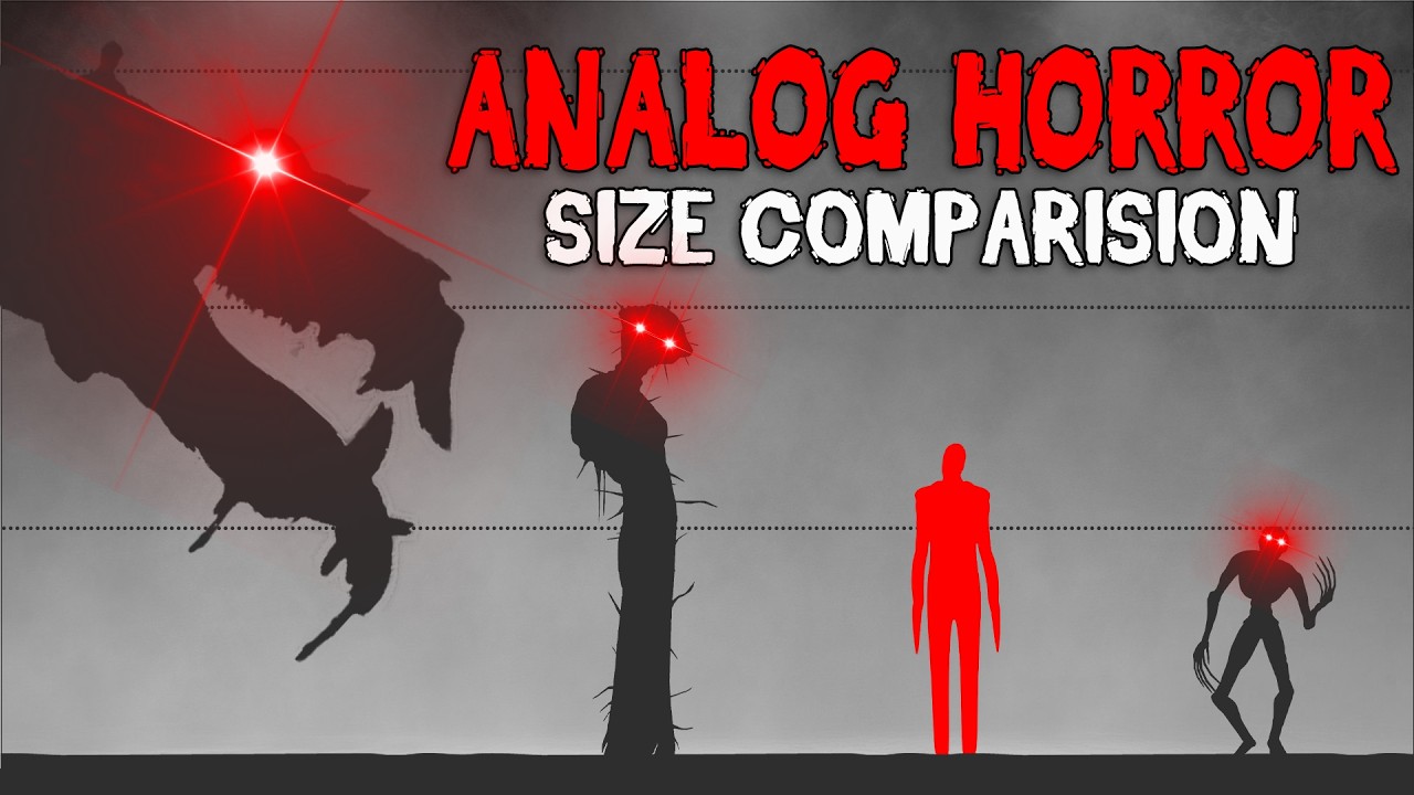 THE BOILED ONE vs MIMIC | Analog Horror Monsters | Size Comparison (2026)