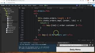 Coffee Shop React App - Part XII Class Methods