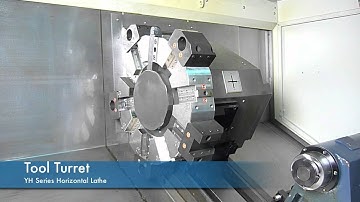 YH-series CNC lathe - Tool turret