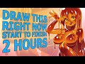 Easy Beginner Friendly Slime Girl,  Real-time Draw Along