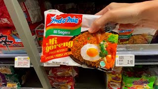 Instant Noodles in Asian Supermarket