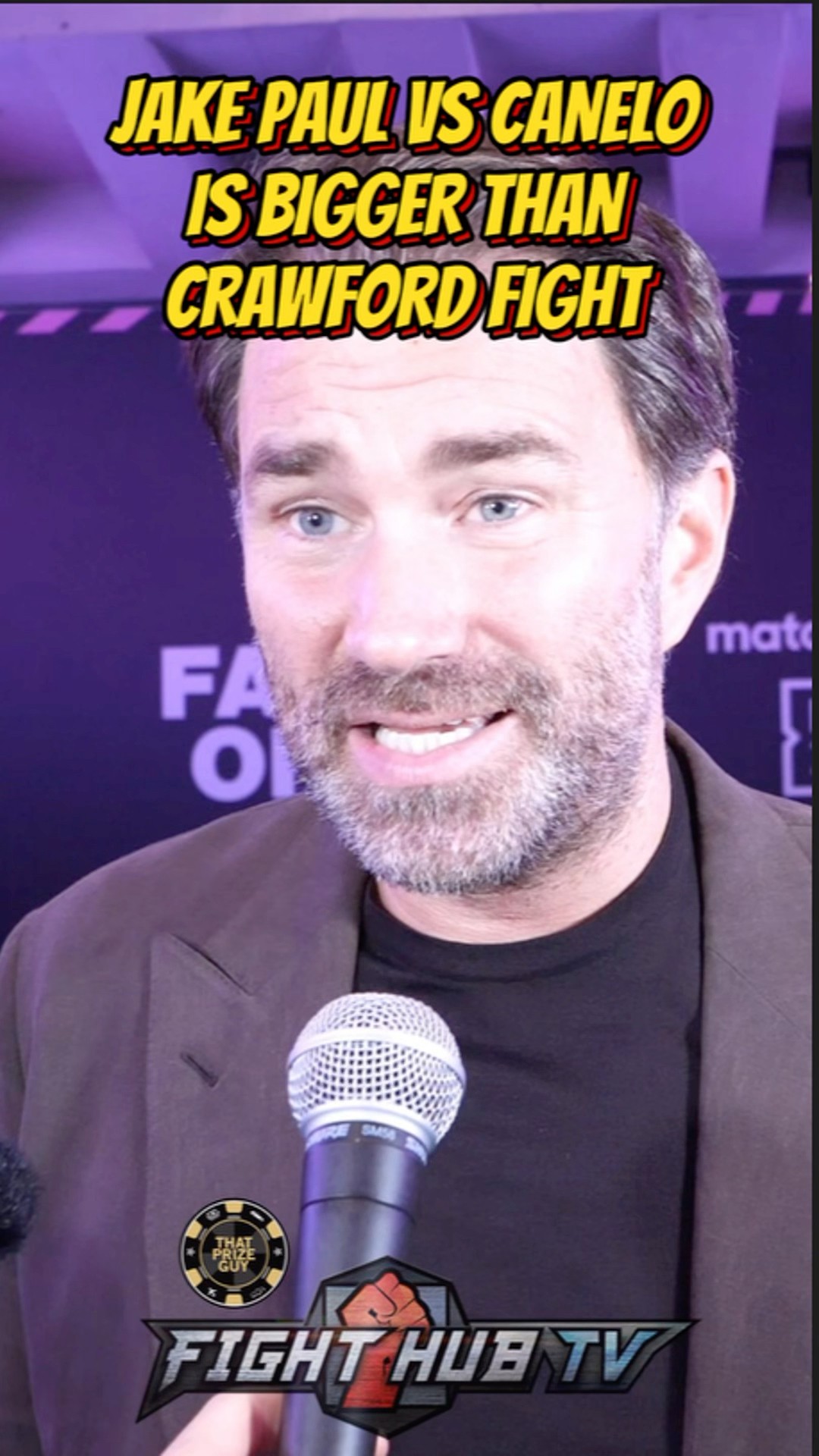 Eddie Hearn says Canelo vs Jake Paul is BIGGER than CRAWFORD FIGHT!