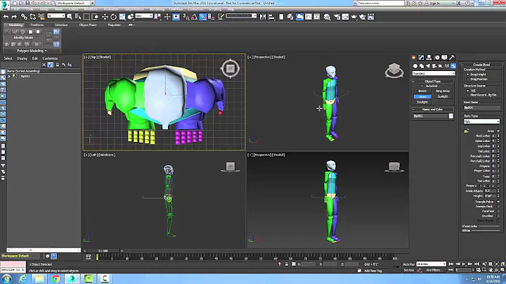3ds Max  15-18 Creating a Biped System