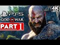 GOD OF WAR PS5 Gameplay Walkthrough Part 1 [4K 60FPS] - No Commentary (FULL GAME)