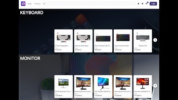 The WFH Store - eCommerce app build with Angular, NestJS and MongoDB
