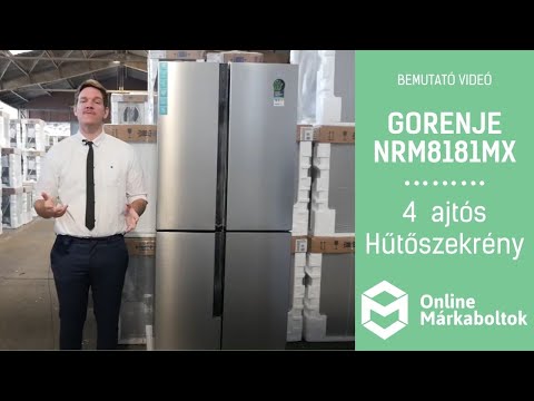 GORENJE NRM8181MX | Hűtőszekrény bemutató videó