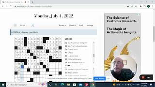 LA Times Crossword: Monday - July 4, 2022