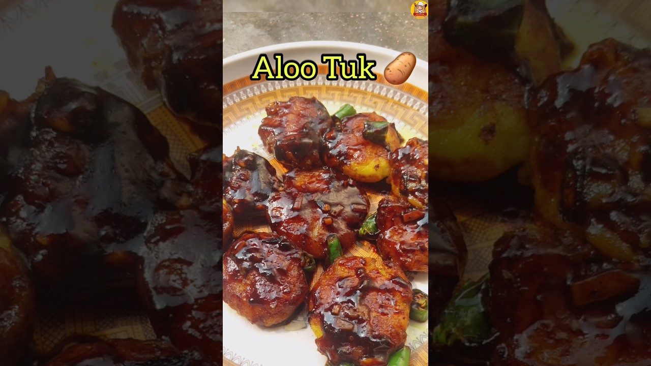 Aloo tuk recipe 😋 #sorts #viralfood #alootuk #potatorecipe
