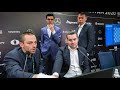 Round 9. Press conference with Grischuk and Nepomniachtchi