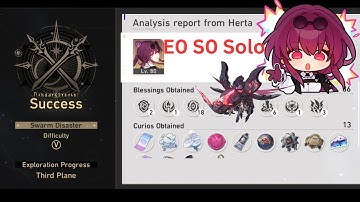 E0 S0 Kafka Solo Swarm Disaster 5 || Nihility Path - Honkai Star Rail