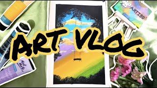Easy Nature Painting Tutorialacrylic Painting For Beginners