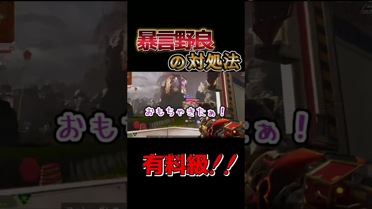 暴〇野良の対処法(有料級) #ゲーム実況 #人気になりたい #apex #りずなーぶるず