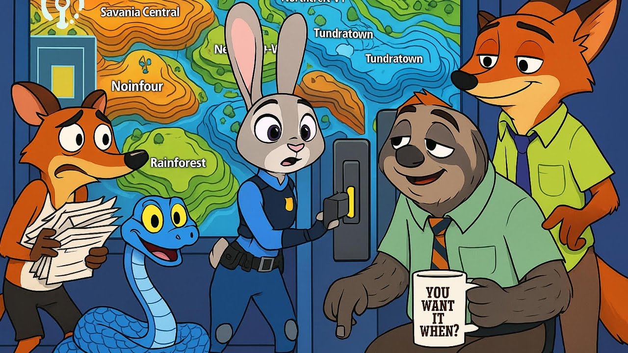 Judy Hopps Unlocks a Hidden Map! 🗺️😱 Nick Wilde, Flash & Gary React | Zootopia 2