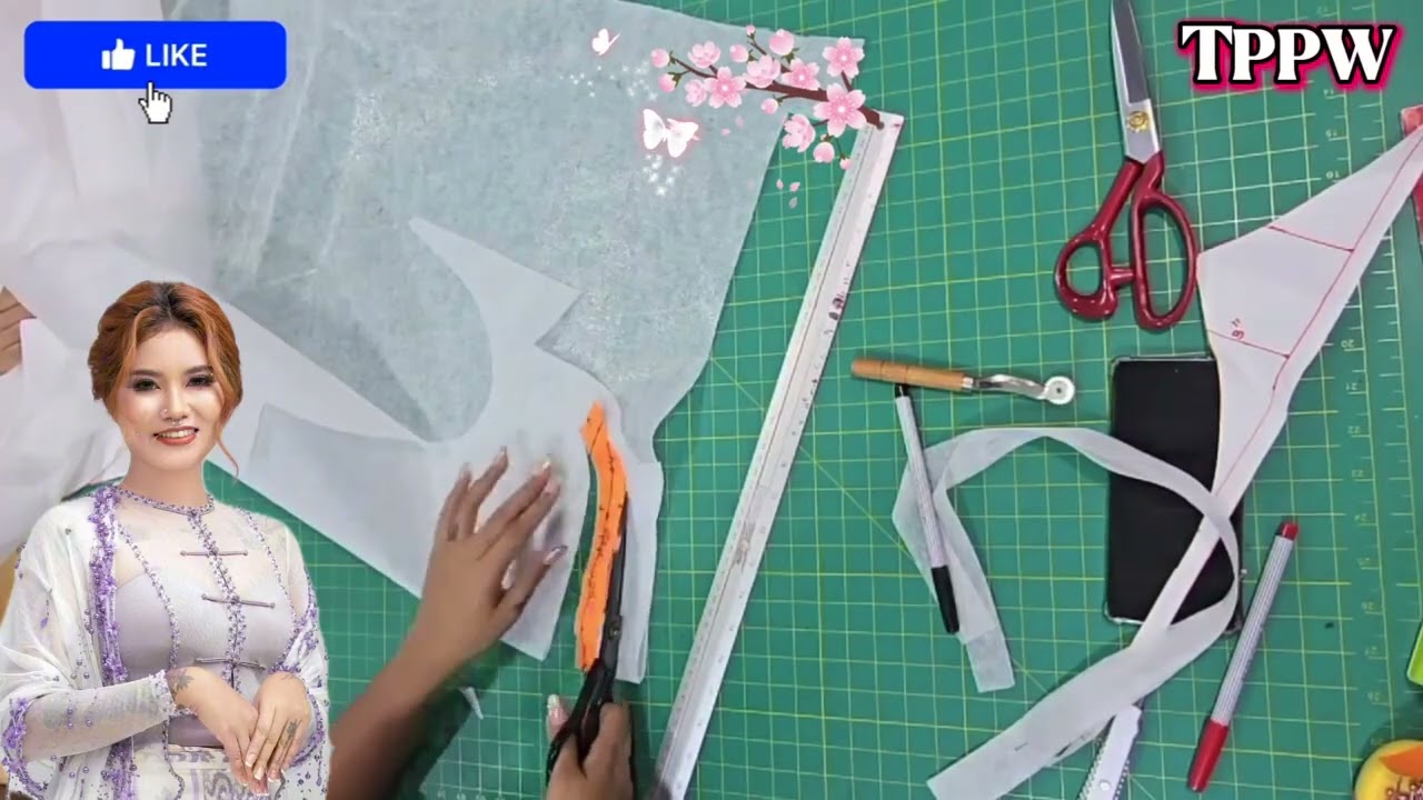 # ဆရာမသန္တာဖူးဖူးဝေ # အပ်ချုပ်ပညာဒါန# ဒီဇိုင်နာ 