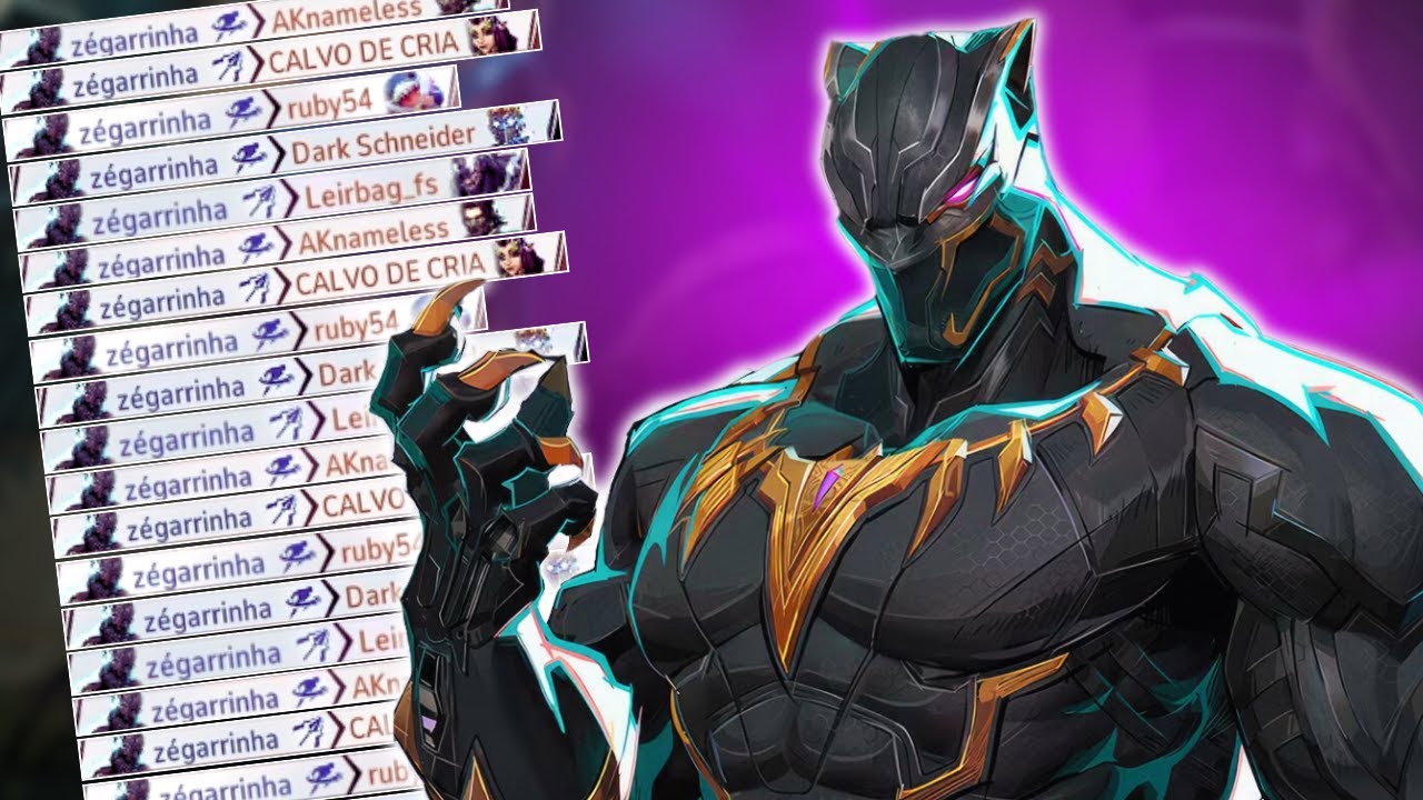 PANTERA NEGRA BEM JOGADO é IMPARÁVEL | Marvel Rivals