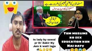 Why don't you allow sex education to Muslim - Girl asks question to Zakir Naik#drzakirnaik#viral #