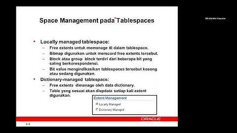 Struktur Penyimpanan-Materi Administrasi Basis Data Oracle 10g dan 11g