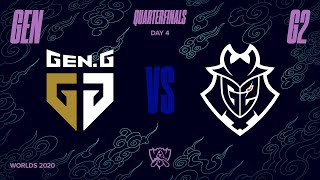 GEN vs G2｜Worlds 2020 Quarterfinals Day 4 Game 2
