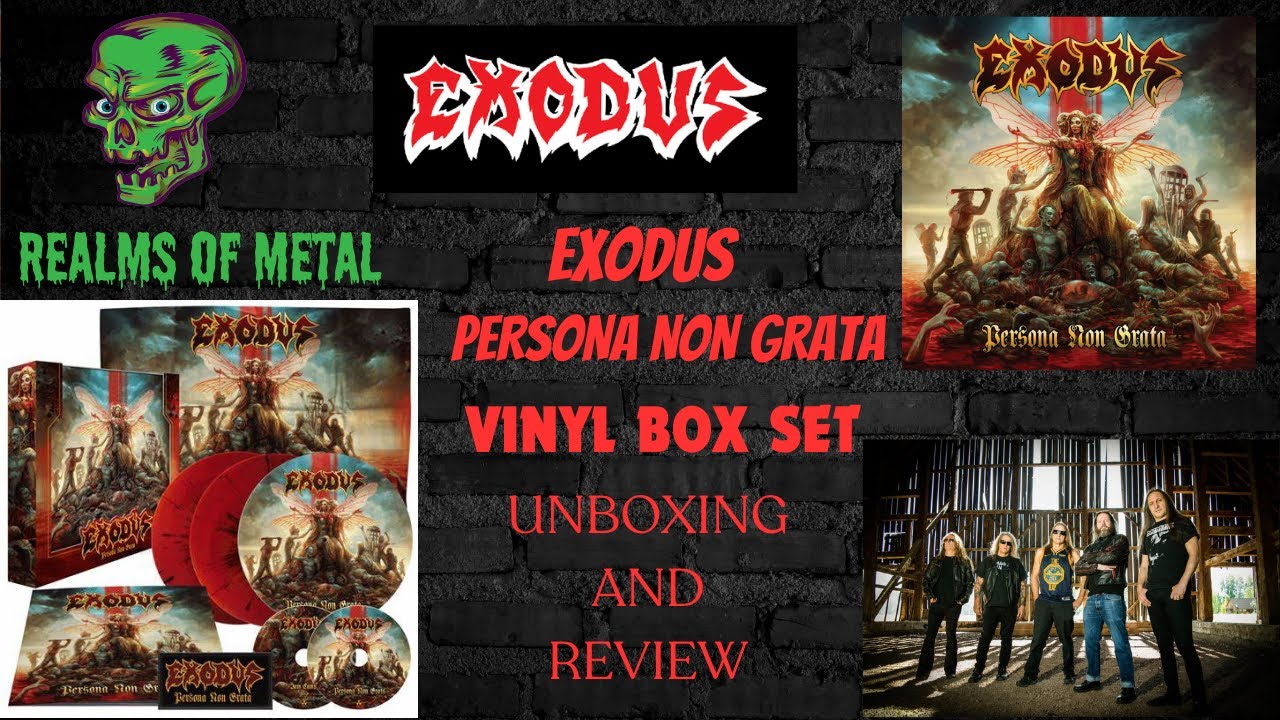 Exodus - Persona Non Grata - Vinyl Box Set - Unboxing and Review