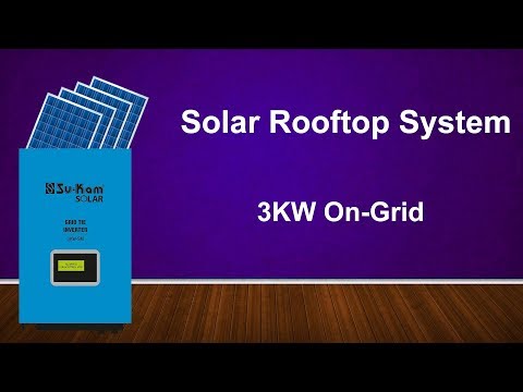 Solar Rooftop System? 3kW On-Grid solar inverter