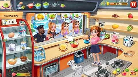 Rising Super Chef - Cook Fast Map 3 Ice Cream Level 26-3 Stars (Hard Fast Level)