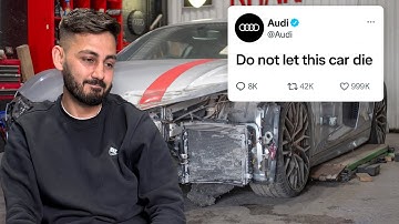 Biggest Financial Mistake rebuilding a crashed Audi R8 which is 1 of only 999