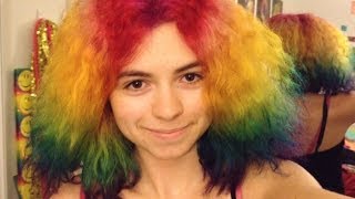 How to Dye Your Hair Rainbow!