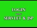 Login using Servlet and JSP practical  Part 1 の動画、YouTube動画。