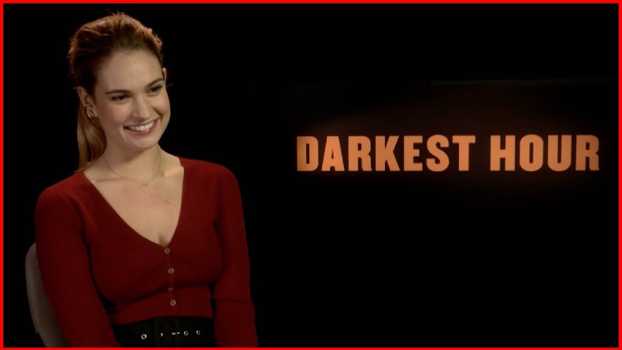 Lily James Exclusive Interview: 'Anxiety' over Darkest Hour